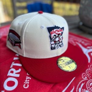 59Fifty Minnesota Twins Cooperstown Collection HHH Metrodome Chrome size 7 1/4